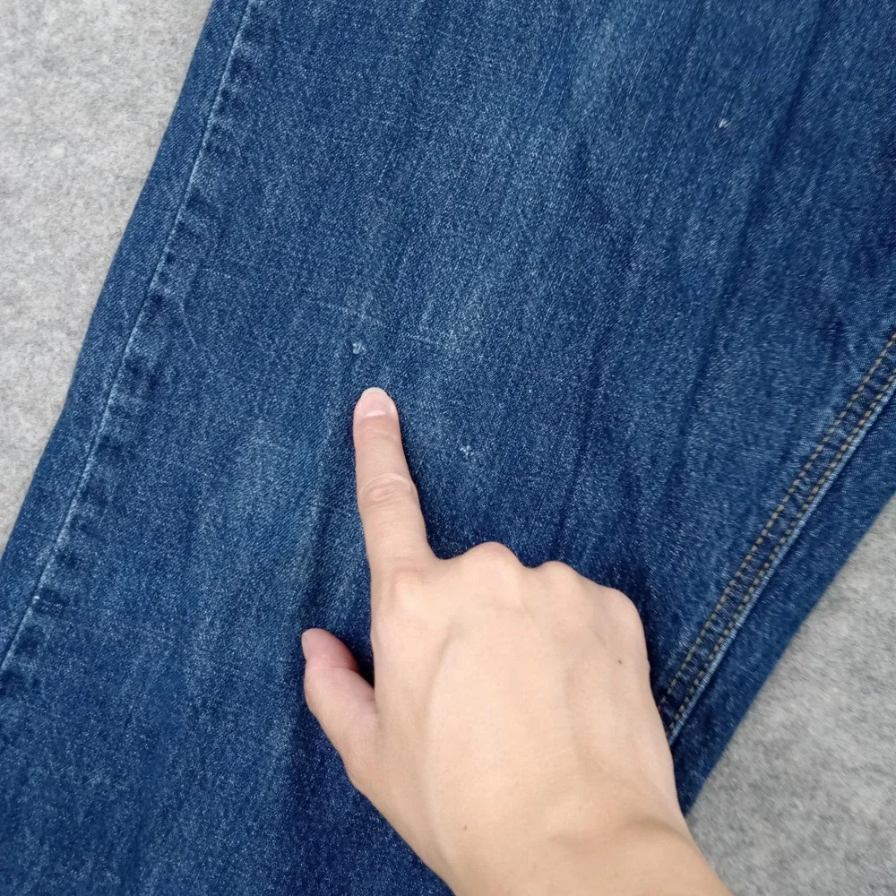 Carhartt Jeans Mens 36x30 Blue Medium Wash Denim Relaxed Straight‎ Leg Workwear